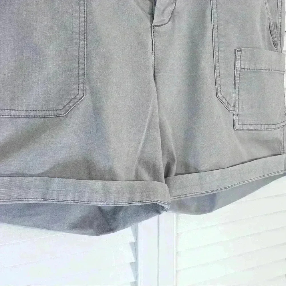 Anthropologie Hei Hei The Wanderer Shorts Cargo Utility | Light Gray | SZ 29 - Picture 5 of 12